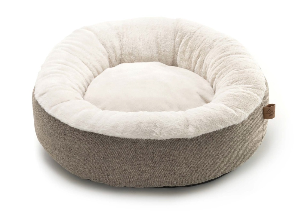 LEO PET DONUT BEIGE SNOW DESENFUNDABLE 60x17 CM