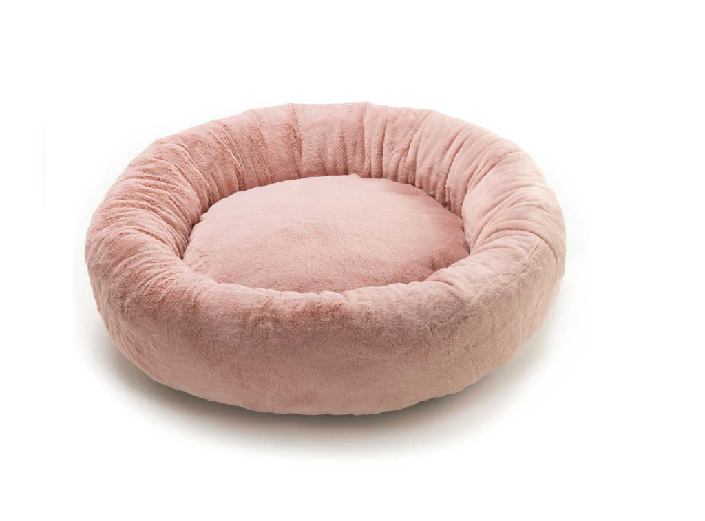 LEO PET CAMA DONUT ROSA SUPER SUAVE 75X20 CM