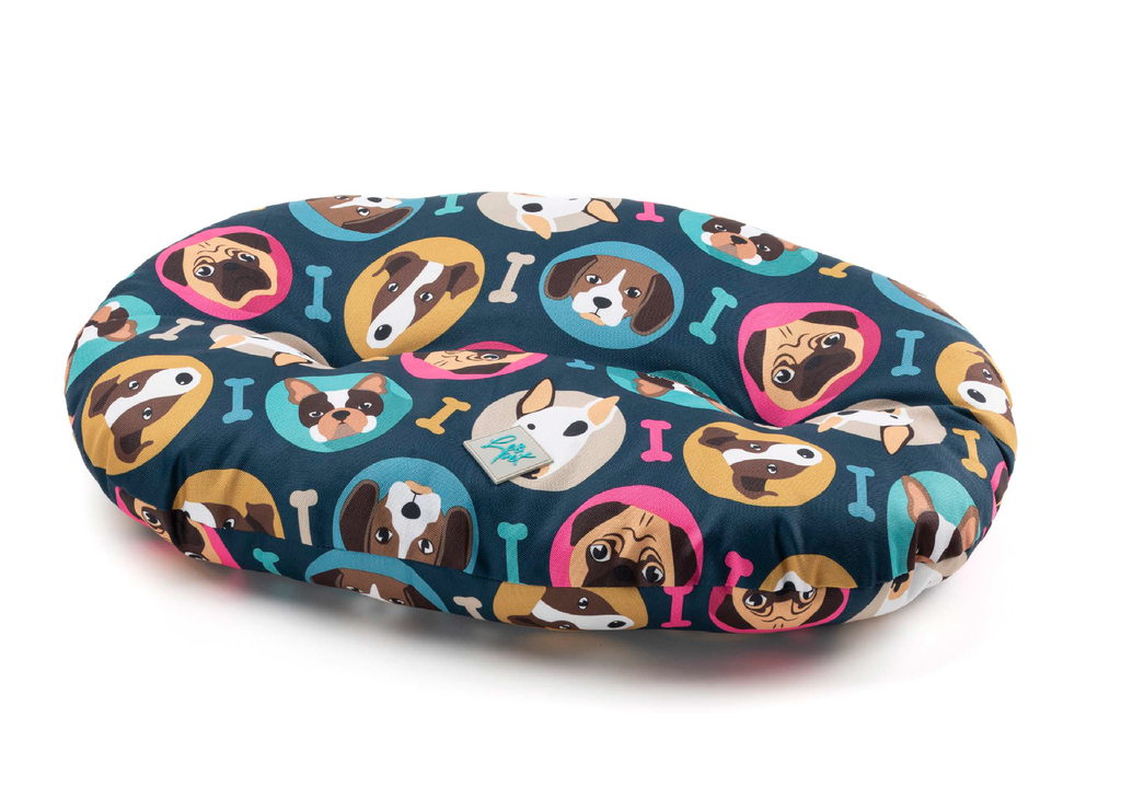 LEO PET COJIN OVALADO NETTUNO OXFORD RESISTENTE AL AGUA 65X45