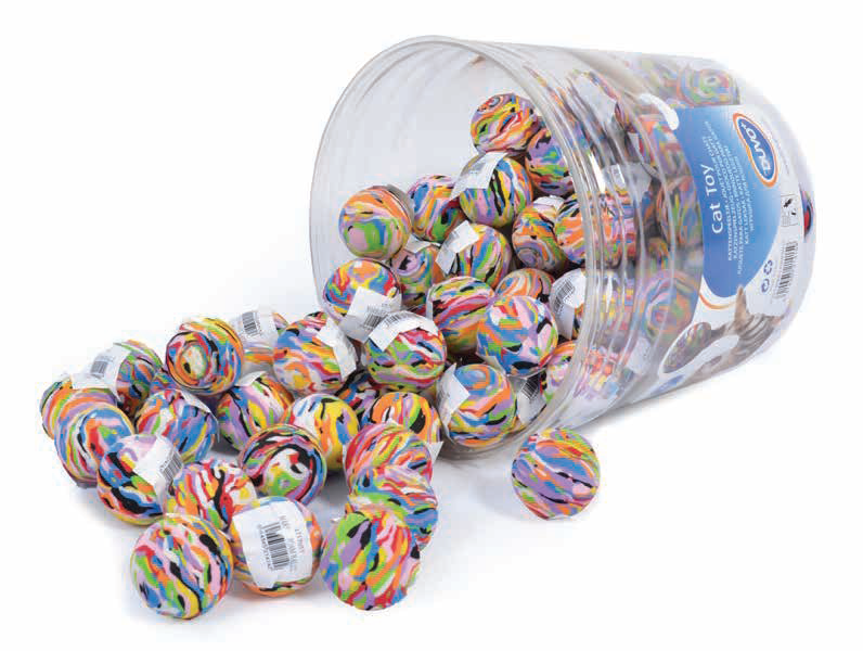 LEO PET BOLAS DE ESPUMA DE MÁRMOL 3 CM