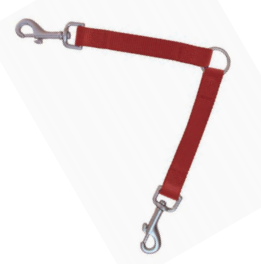 FREEDOG TIRADOR NYLON DUO ROJO 10X28CM