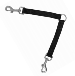 FREEDOG TIRADOR NYLON DUO NEGRO 10X28CM