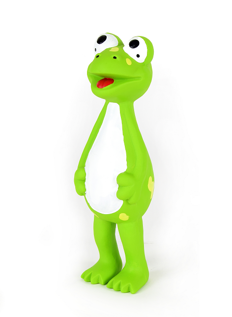 LEO PET JUGUETE RANA DE LÁTEX 25CM