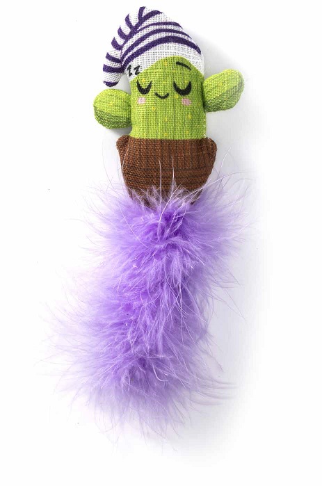 LEO PET JUGUETE GATO "FELICES SUEÑOS" (4 UND.)