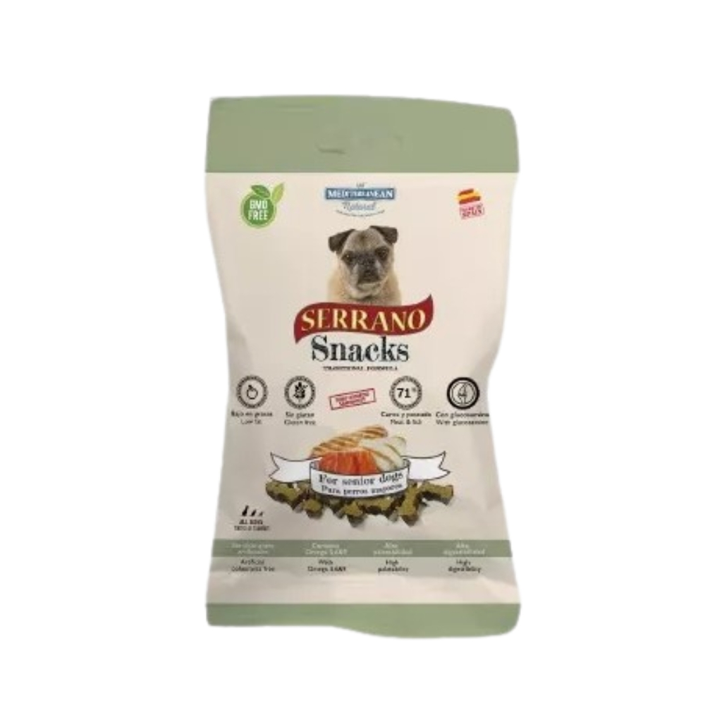 SERRANO SNACK PERRO SENIOR (25UND.) 85GR