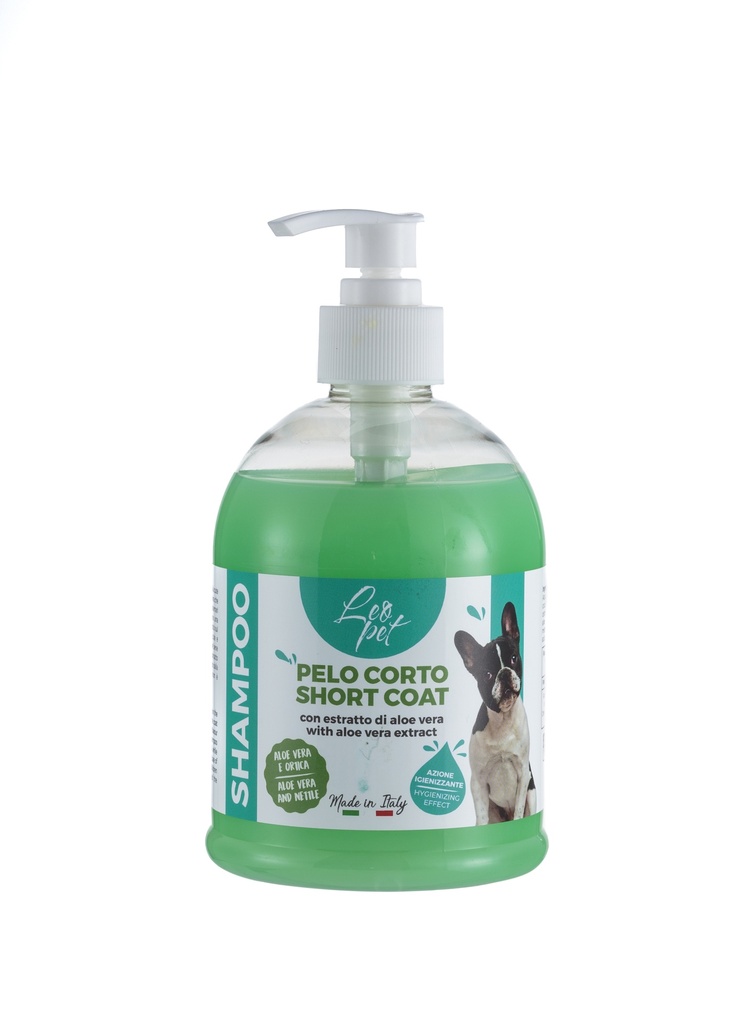 LEO PET CHAMPÚ PELO CORTO ALOE VERA 500ml