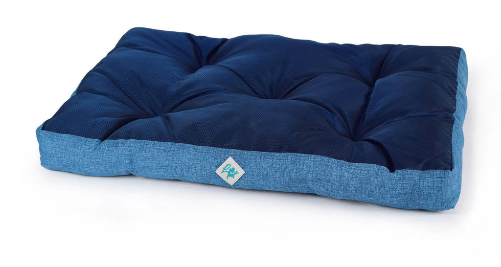 LEO PET COLCHÓN IMPERMEABLE AZUL 70X50X10 CM
