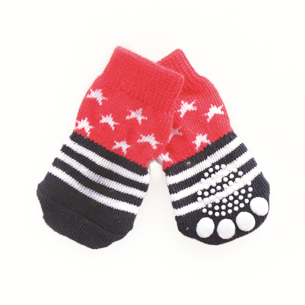 LEO PET CALCETINES PERRO STAR&STRIPS TALLA S PACK 2