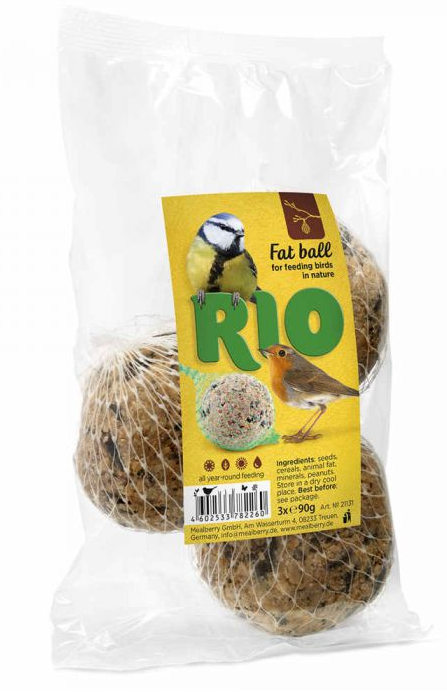 RIO BOLA DE GRASA 90GR (BOLSA 3UND.)