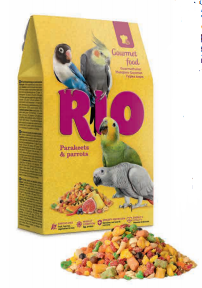 RIO ALIMENTO GOURMET PEQUE-COTORRAS-LOROS 250GR