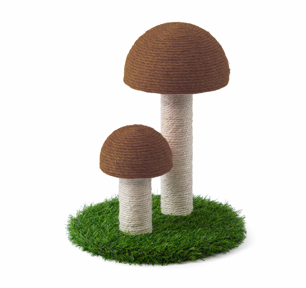 LEO PET RASCADOR GATO SETAS MARRON 30X30X35H CM