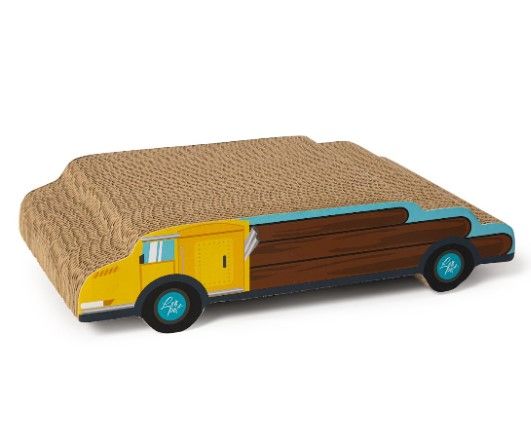 LEO PET RASCADOR GATO CAMIÓN CARTÓN 41x23x10 CM (ÚLTIMA UNIDAD 15% DESCUENTO )