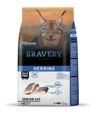 BRAVERY CAT SENIOR 2KG