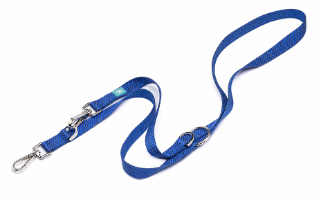LEO PET AVENTURA DUO NYLON AZUL 200/2,5 CM