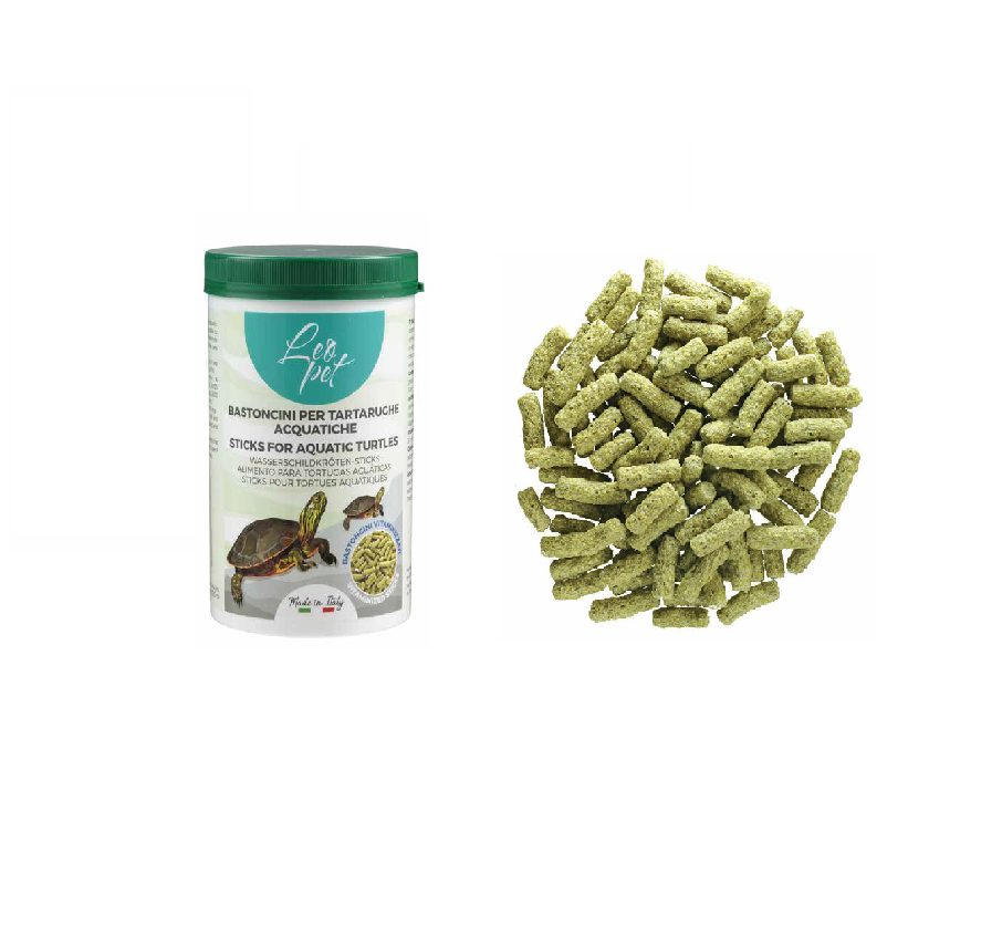 LEO PET STICS VITAMINADOS PARA TORTUGAS 1300ML (CAJA 8 UND.) 
