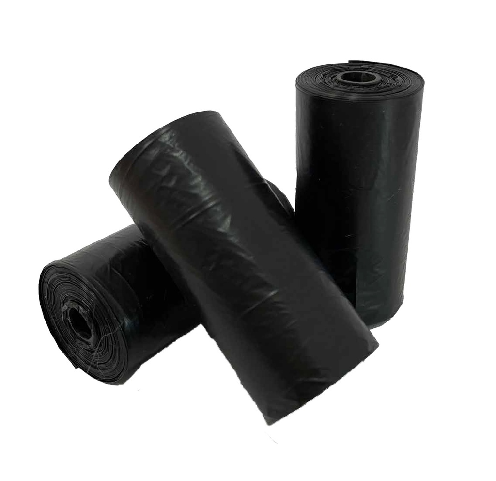 LEO PET BOLSAS PARA EXCREMENTOS DE PERRO NEGRAS 4 Y 8 ROLLOS 