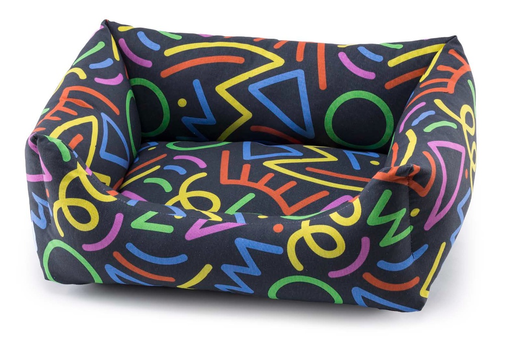 LEO PET CAMA "RODI" FUNNY COLORS DESEFUNDABLE 45x60 CM