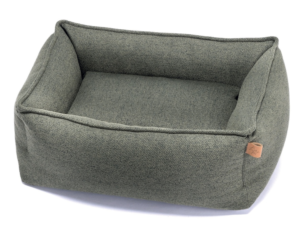 LEO PET CAMA ELBA VERDE NIEVE 85x110 CM