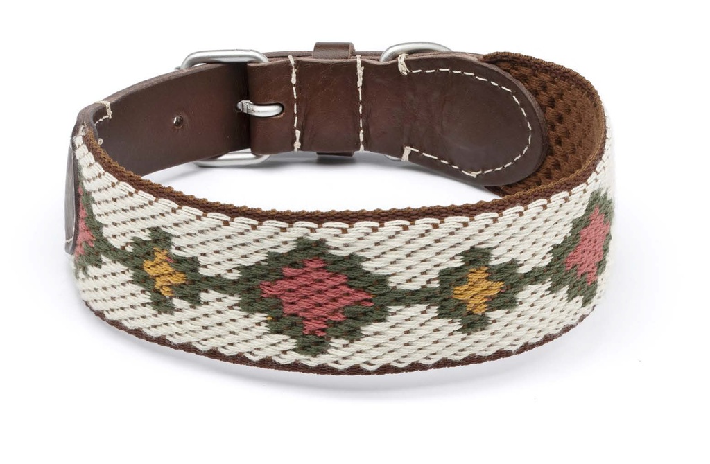 LEO PET CINTA COLLAR 60X2,5 CM BASE BLANCA FANTASÍA