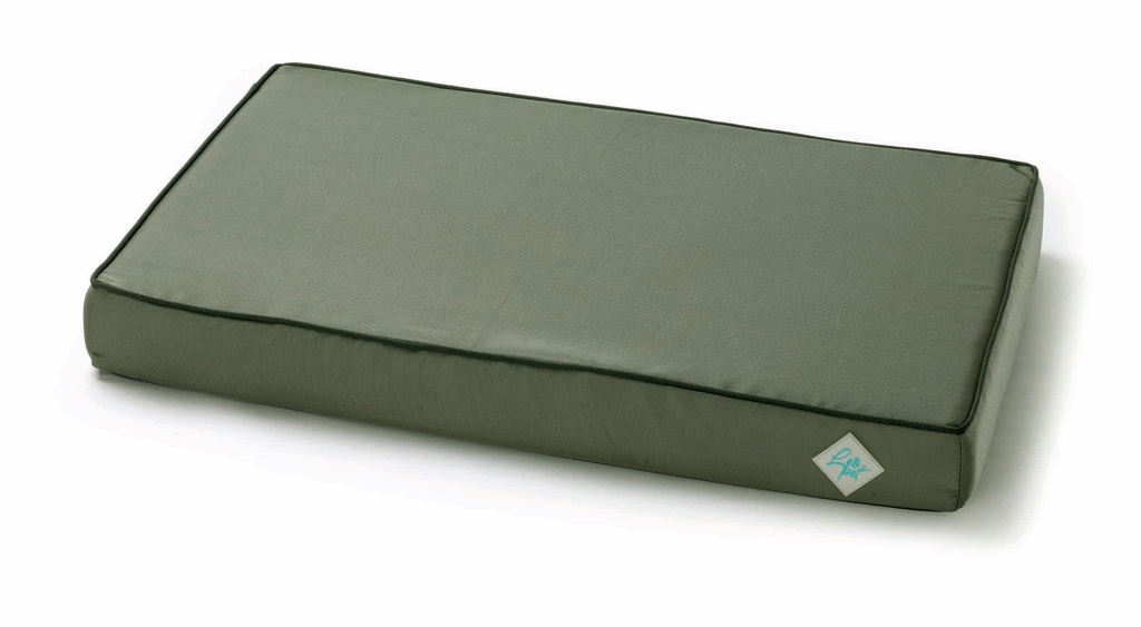 LEO PET COLCHÓN ERCOLE EXTRA FUERTE IMPERMEABLE VERDE CON CREMALLERA 55X90X8 CM