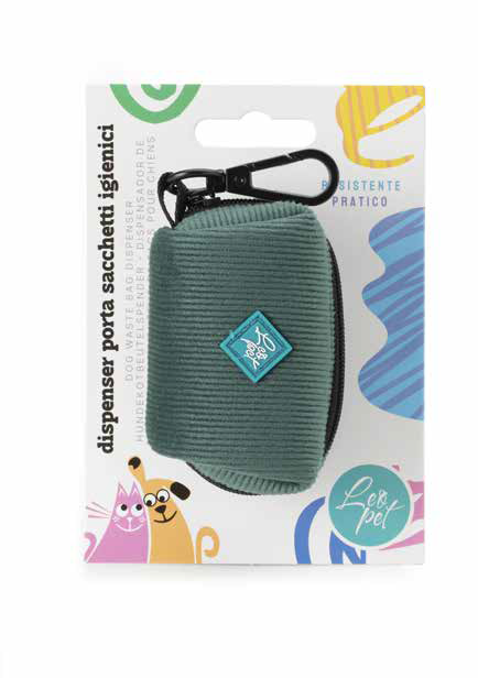 LEO PET DISPENSADOR DE BOLSAS EN PANA COLORES LISOS CLAROS
