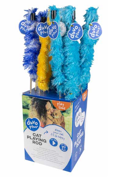 LEO PET EXPOSITOR JUEGO RODPLUMEAU MIX 47 CM