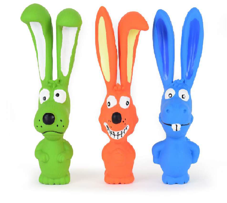 LEO PET JUGUETE "LONG-EARED" SURTIDO DE LÁTEX 17,5CM