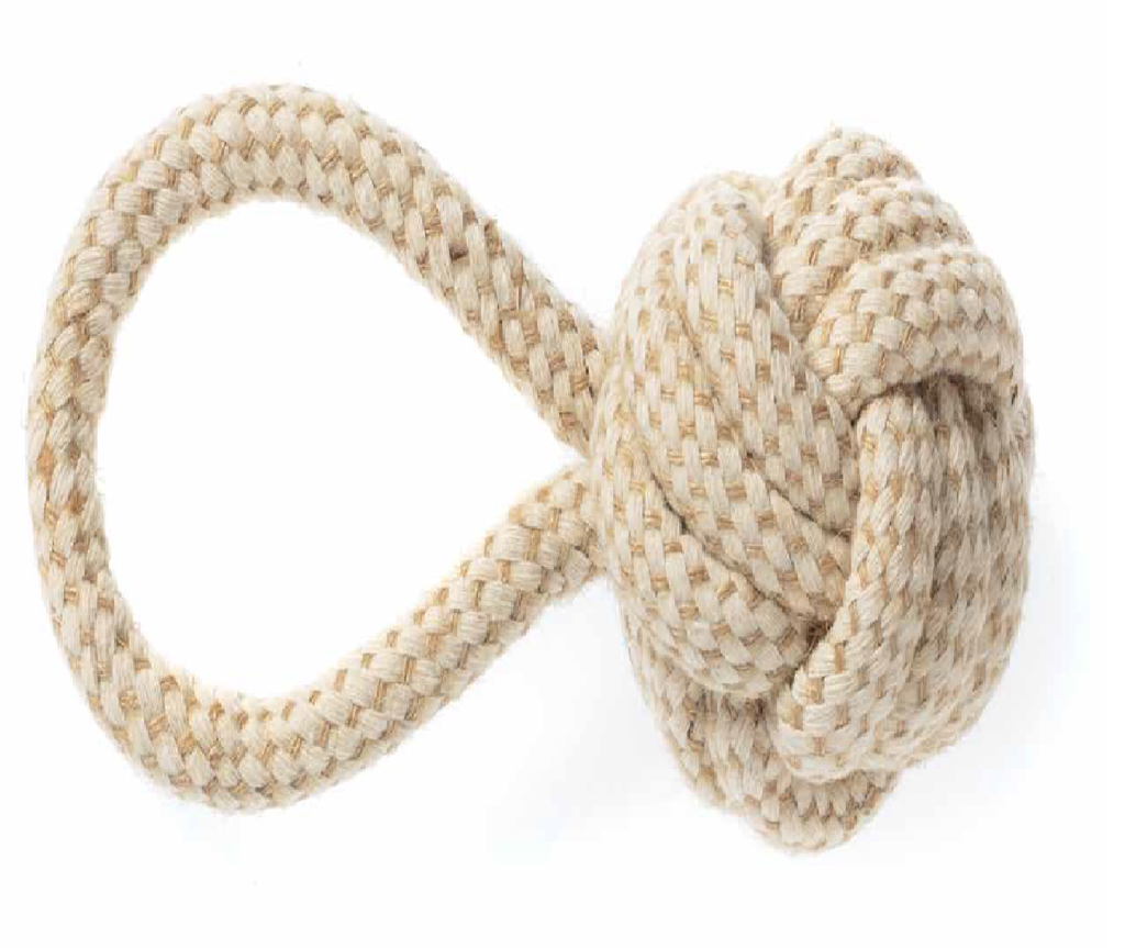 LEO PET JUGUETE BOLA DE CUERDA CON ASA T-XL 21 CM