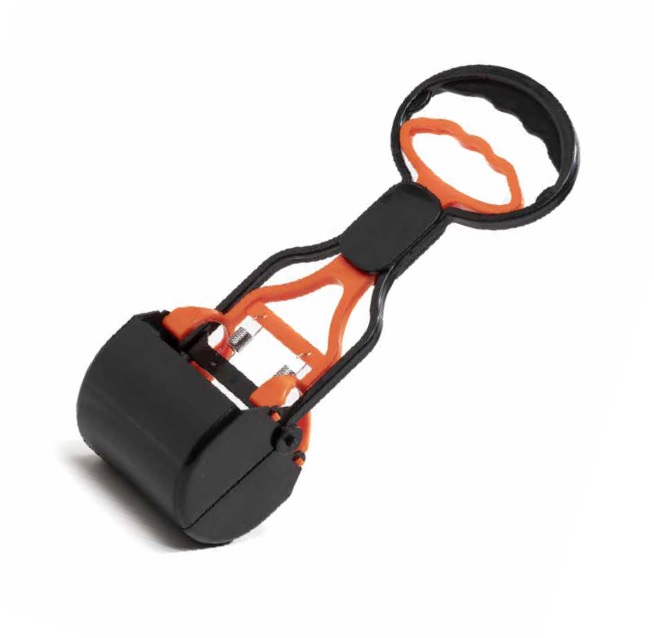 LEO PET RECOGE-EXCRETOS NEGRO/NARANJA