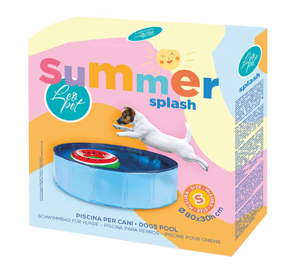 LEO PET PISCINA PARA PERROS TAMAÑO M 120X30CM 255 LITROS