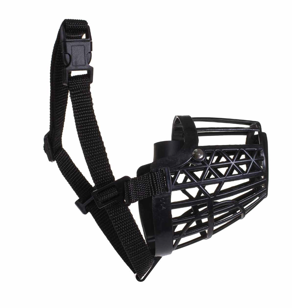 LEO PET BOZAL PARA PERRO TALLA M COLOR NEGRO C=Ø 27 CM/ 7 CM 