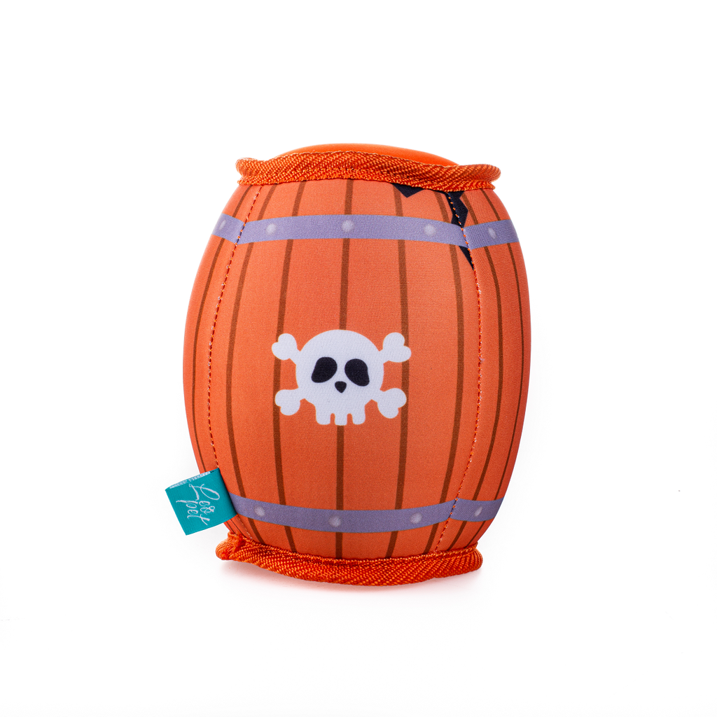 LEO PET JUGUETE PARA PERRO PIRATA "BARRIL" 12x17 CM 