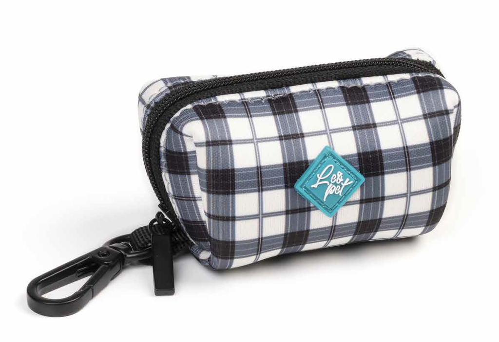 LEO PET DISPENSADOR DE BOLSAS SERIE PLAID 8x4x4,5CM 