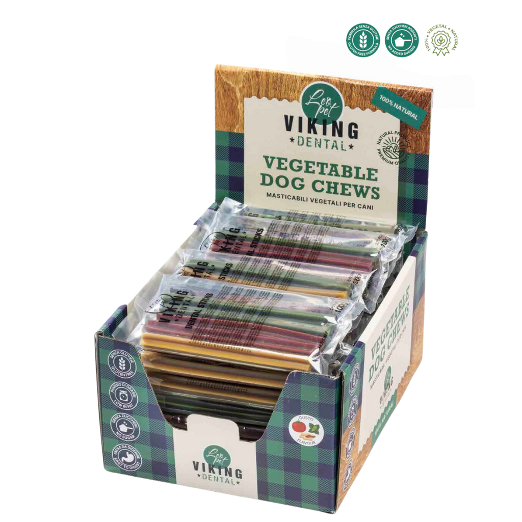LEO PET SNACK "VIKING" DENTAL STICKS 12 CM 200 PZ 