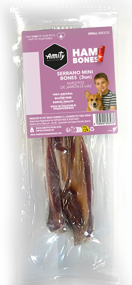 AMITY MINI HUESO DE JAMÓN (3 UND) 
