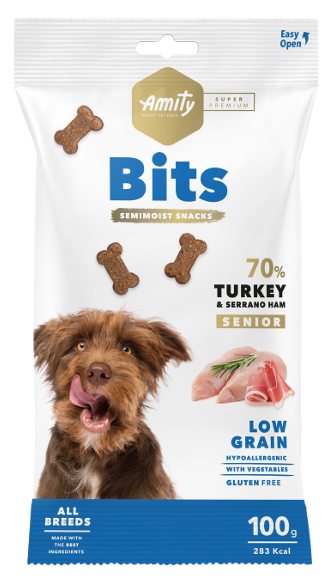 AMITY BITS SENIOR 100GR     