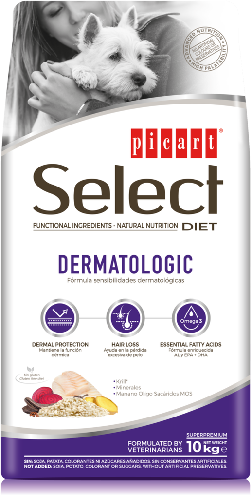 PICART SELECT DIET DERMATOLOGIC 10KG  