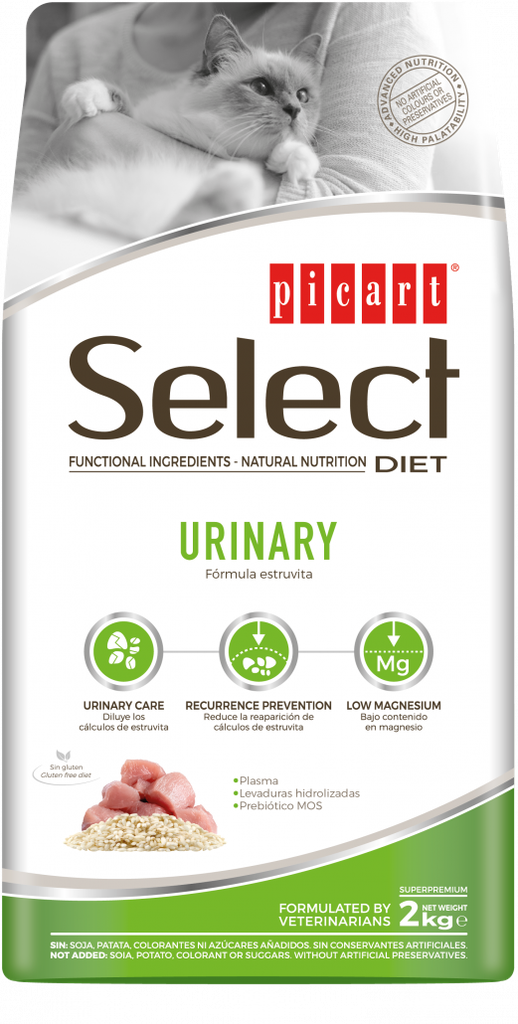 PICART SELECT DIET CAT URINARY 2KG