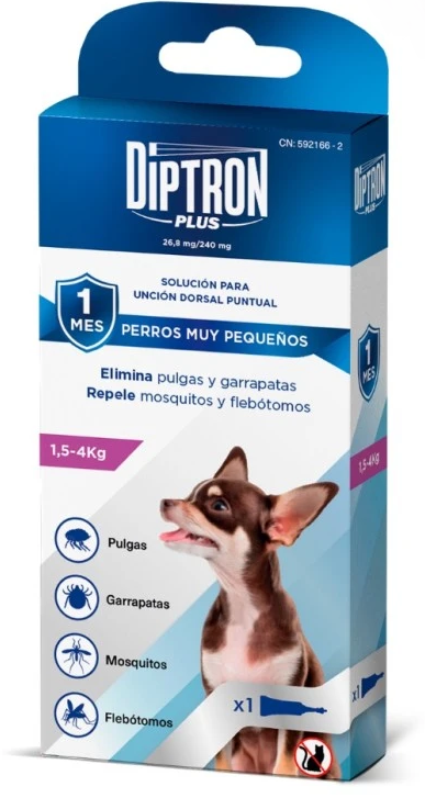 DIPTRON PLUS PERRO 1'5-4KG  