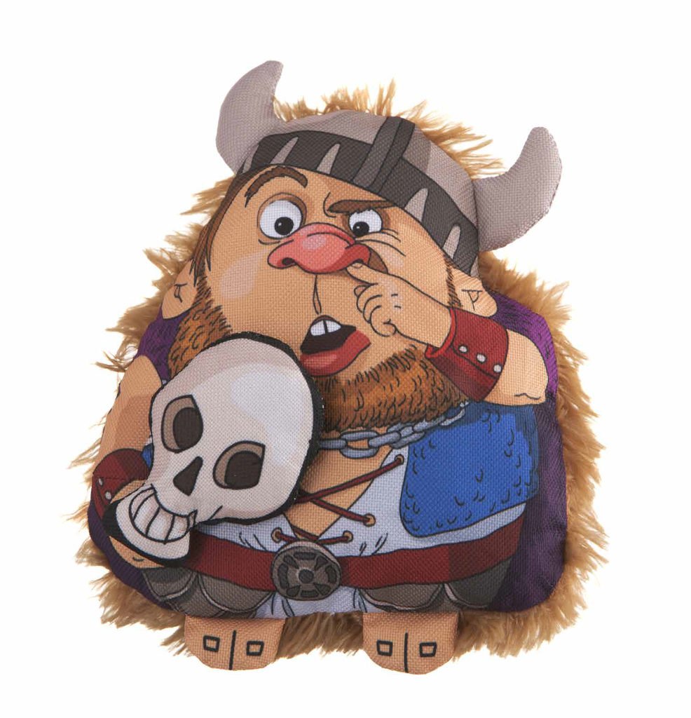 LEO PET JUGUETE OLAF VIKINGO ELÁSTICO TEJIDO Y FELPA 