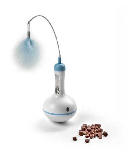 LEO PET DISPENSADOR DE PREMIOS INTERACTIVO SNACKY PLUME   
