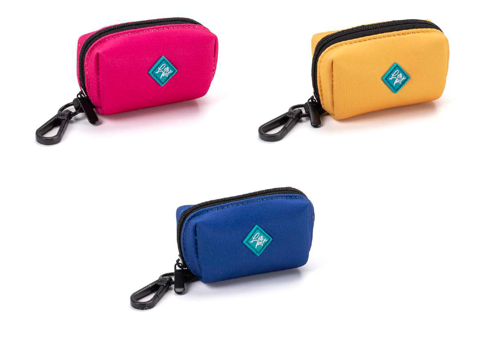 LEO PET DISPENSADOR DE BOLSAS EN PANA COLORES LISOS
