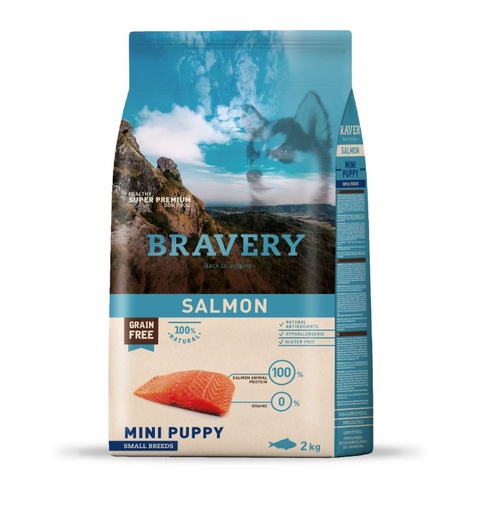 [04PE002000.0010.0192] BRAVERY DOG MINI PUPPY SALMÓN  2KG