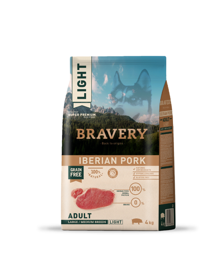 [04PE004000.0022.0096] BRAVERY DOG LIGHT MED-LARGE BR. 4KG