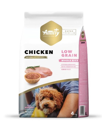 [04PE014000.0001.0032] AMITY DOG LOW GRAIN ADULT CHICKEN 14KG