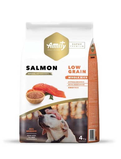[04PE014000.0004.0032] AMITY DOG LOW GRAIN ADULT SALMON 14KG
