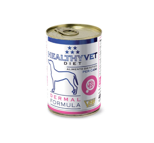 [908] HEALTHY VET DOG DERMA 400GR (12 UND.)