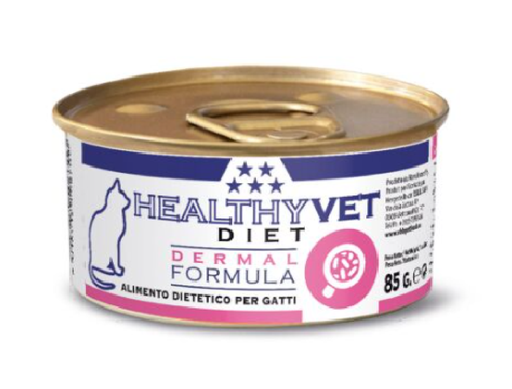 [912] HEALTHY VET CAT DERMA 85GR (24 UND.)