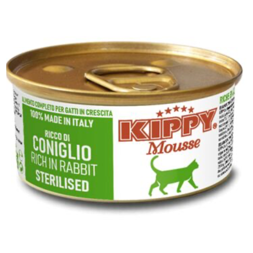 [1944] KIPPY CAT STERILIZED MOUSSE CONEJO 85GR (24 UND.)