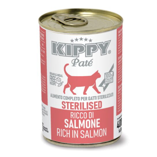 [1961] KIPPY CAT STERILIZED PATÉ SALMÓN 400GR (24 UND.)
